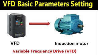 VFD Basic Parameters Setting  VFD Inverter Setting  VFD Drive Setting Explain [upl. by Rosalie]