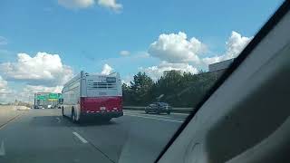 COTA Bus 2403 on I670 on its way to enter service for the first time [upl. by Adamec10]