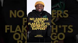 No Jumpers Poetik Flakko gets at San Diego Rappers on Thizzler [upl. by Gilbertson]