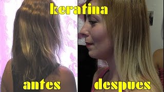 tratamiento keratina brasileña paso a pasobrazilian keratin treatment step [upl. by Aierdna]