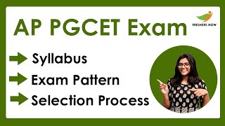 AP PGCET Syllabus amp Exam Pattern 20222023 [upl. by Nahsab]