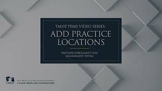 Add Practice Locations [upl. by Novek]