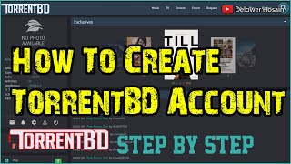 How To Create a TorrentBD Account Easily  TorrentBD Account Full tutorial  Get a reffer now [upl. by Nomihs]