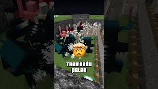 50 GOLEMS VS 10 WARDENS Batallas de MOBS minecraft [upl. by Ihculo]