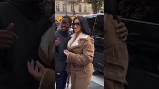 Cardi B meets fans at Paris😍 such a humble soul❤️news [upl. by Niad]