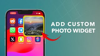 How To Add Custom Photo Widget On iPhone iOS 18 [upl. by Aham]