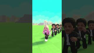 ROSE IS FOLLOWED BY BRUNO MARS roblox shorts apt [upl. by Haisoj]