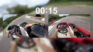 2t vs 4t kart Karting la seu dUrgell 100kph [upl. by Tab]