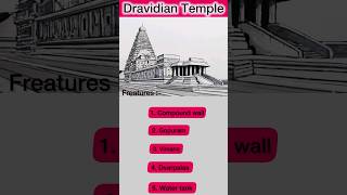 Dravidian style temple architecture  Art amp culture upsc [upl. by Canute862]