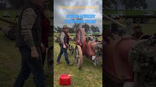 Starting 17hp ruston hornsby stationary engine [upl. by Rozanne]