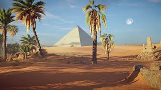 Walking in Ancient Egypt  Letopolis to Giza  Assassins Creed Origins [upl. by Lengel13]