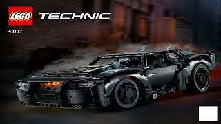 LEGO instructions  Technic  42127  The Batman  Batmobile [upl. by Shuman696]