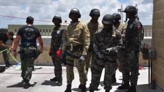 Haitian National Police SWAT Training Recap August 5 2016 [upl. by Nollat831]