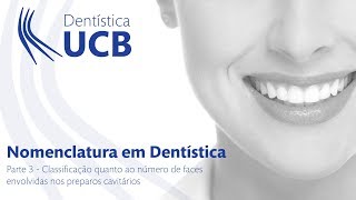 Nomenclatura em Dentística  Parte 03 Classificação quanto ao número de faces [upl. by Eetsud983]