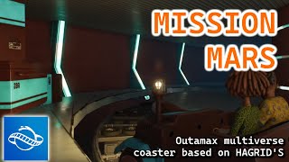 Expedition Mars Darkride Area  Planet Coaster 2 Intamin Multidimension coaster [upl. by Champaigne]