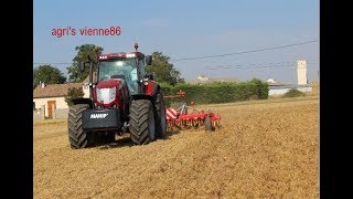 Exclu Poitou Charentes  Demo Mc Cormick x8660 au déchaumage 2018 [upl. by Mell]