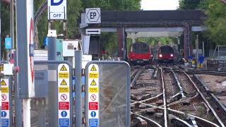 Jubilee Line trains at Stanmore [upl. by Elvis]