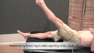 Eccentric Hip Flexion Test CR [upl. by Waxler]