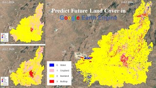 Future Prediction LULC using Google Earth Engine  IDRISI Selva V17  QGIS Molusce plugin  Terrset [upl. by Aneerhs]