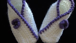 Crochet  Zapatito de bebe  2 Parte 1 de 3 [upl. by Nahtnaoj158]