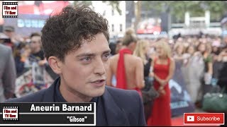 Aneurin Barnard red carpet interview at the Dunkirk premiere [upl. by Hnahc956]