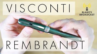 Visconti Rembrandt Fountain Pen Review [upl. by Wun]