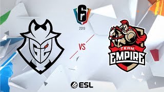 Six Invitational 2019 – Grand Finals  Day Six  G2 Esports vs Team Empire [upl. by Brentt]