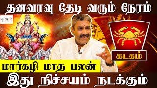 கடகம்  தனவரவு அதிகரிக்கும்  December Month Rasi Palan 2024  Kadagam  Ramanan V Astrologer  PYK [upl. by Noterb]