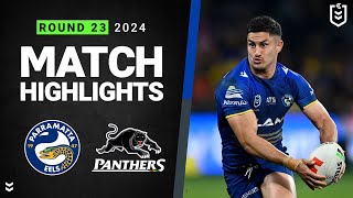 NRL 2024  Eels v Panthers  Match Highlights [upl. by Gabbi]