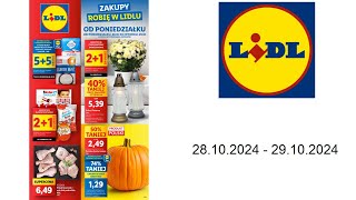 Gazetka Lidl PL  28102024  29102024  Od poniedziałku [upl. by Hsotnas39]