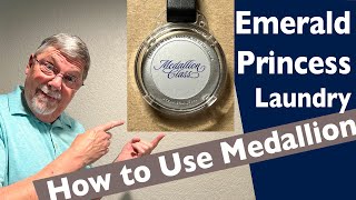 EMERALD PRINCESS LAUNDRY ROOM  How to Use your MEDALLION to do LAUNDRY [upl. by Spector393]