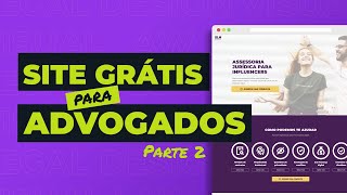 Como criar site grátis para advogado com Google Sites  Parte 2  Adicionando Páginas [upl. by Araik151]