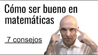 CÓMO SER BUENO EN MATEMÁTICAS [upl. by Richela161]