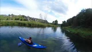 Paddeln auf der Brenz  Eselsburger Tal in 360 Grad VR [upl. by Ahsenroc566]