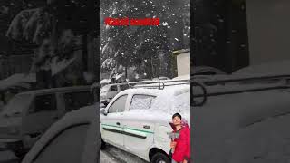 Manali snowfall vlog ajeetvlogs rishikesh manili snowfall ytshort shorts yt [upl. by Moor]