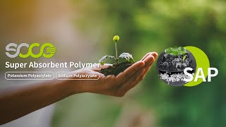 Super absorbent polymer used in agriculture [upl. by Costanza]