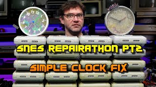 SNES repairathon part 2 Simplified SHVC clock fix [upl. by Nydroj]