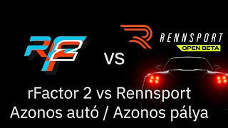 rFactor 2 vs Rennsport  szimulátoros szemmel  SIMCO [upl. by Anuala]