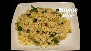 Raw mango rice recipe  Mavinakayi chitranna  Mamidikaya pulihora [upl. by Kieryt]