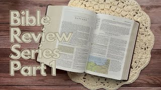 ESV PERSONAL SIZE STUDY BIBLE REVIEW  June Bible Review Series Part 1 [upl. by Tsugua]