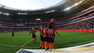 First game at Donbass Arena Shakhtar 40 Obolon 27092009 [upl. by Weingartner]