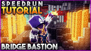 BRIDGE BASTION in UNTER 2 MINUTEN  MINECRAFT SPEEDRUN TUTORIAL 6 [upl. by Doowron]