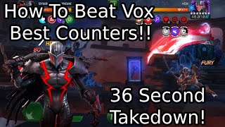 Symbiote Supreme Cheeses Thronebreaker Vox Boss Best Counter  Marvel Contest Of Champions [upl. by Alah88]