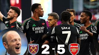 Peter Drury poetry🥰on West ham vs Arsenal 25🤩🔥 [upl. by Ellevehc]