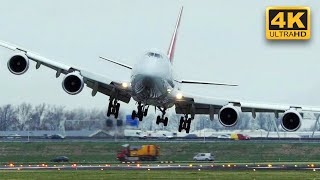 ⚠️ Extreme Crosswind Landings  Airplanes Landing in Storm [upl. by Lauritz]