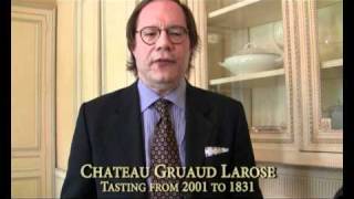 Chateau Gruaud Larose  Tasting 2001 to 1831  US Version [upl. by Aysahc]