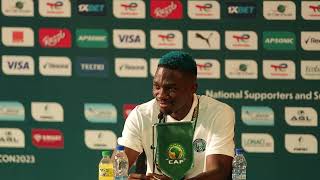 Guinea Bissau vs Nigeria Official press conference with Jose and Omeruo [upl. by Ecnarual]