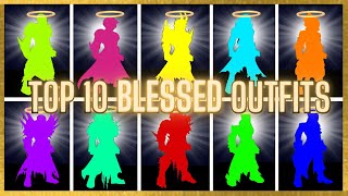 AQW TOP 10 BLESSED OUTFITS  AC TAGGED  NONMEMBER  2021 [upl. by Karly]