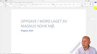Innholdsfortegnelse i Word [upl. by Deva]