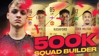 THE BEST 500K SQUAD BUILDER ON FIFA22 ULTIMATE TEAM [upl. by Sila]